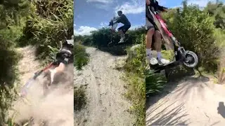 E Scooter Durability Testing&hellip; (Huge Crash!)
