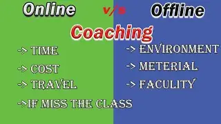 online coaching vs offline coaching telugu -- for JEE,GATE,CAT,UPSC