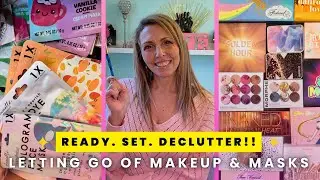Ready Set DECLUTTER! Letting go of Hoarded Makeup in my Bathroom 💄