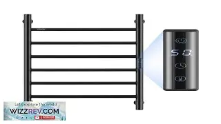 VEVOR Heated Towel Rack Wall Mounted Quick Drying