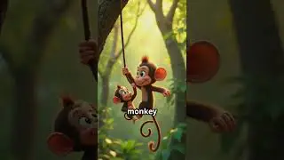 The Brave Little Monkey: A Tale of Uniqueness #beyourself #beunique #kidsanimation #cuteanimals