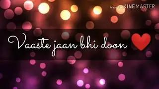 ❤️ Vaaste - part 1 song whatsapp status |  status | Dhvani Bhanushali |