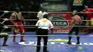 Metallico, Stuka Jr & Valiente vs Nosferatu, Loco Max & Euforia