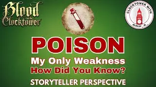 POISON! My Only Weakness ☠️ Blood on the Clocktower (storyteller perspective)