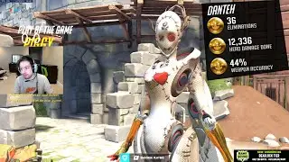 Danteh Pro Echo and Tracer gameplay! POTG! [ Overwatch Season 27 Top 500 ]