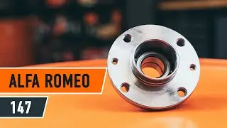 Kako zamenjati zadnji kolesni ležaji na ALFA ROMEO 147 [VODIČ]