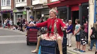 Granny Turismo join in the Swanage Carnival Procession 2022