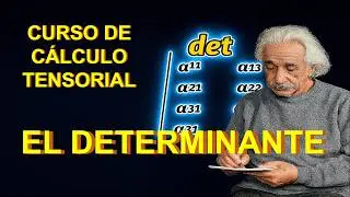 ¿CÓMO es el DETERMINANTE en notación TENSORIAL? 43. CURSO DE CÁLCULO TENSORIAL