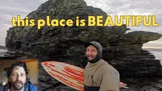 Paddling out and surfing at Punta De Lobos.