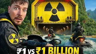 $1 vs $1,000,000,000 Nuclear Bunker 😱 | MrBeast Hindi