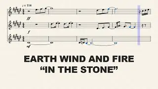 Earth, Wind & Fire - In the Stone | Trumpet Trio Sheet Music