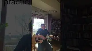 Trying to play drifting on guitar #cringe #music #guitar #drifting #andymckee