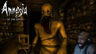 My First Jump Scare Ever | Amnesia: Dark Descent #Shorts