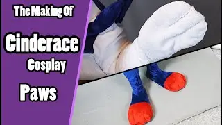//The Making Of Cinderace #2// Hand & Feet Paws - Pokemon Cosplay / Fursuit