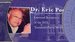 143rd Annual Alumni Gala - 2023 - Townsend Harris Medalist: Dr. Eric Poon