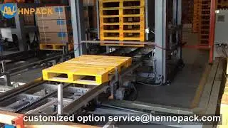 hennopack pallet dispenser&pallet transfer machine