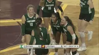 Eastern Michigan vs. Central Michigan | NCAA Women Volleyball Nov 15,2023