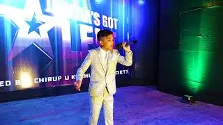 CARE MI O SUTNGA FROM SAKHAI&Ntilde; QUARTER FINAL OF JAINTIA GOT TALENT SEASON 6.