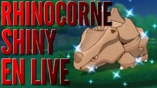 RHINOCORNE SHINY au Navi-Dex en 754 rencontres [Pok&eacute;mon ROSA]