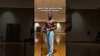 Best 4 Day Workout Split for Muscle Growth 🦾 #workoutsplit