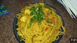 Egg Chomeen Recipe¦ khili khili choumin bana sikhe mere tarike se¦