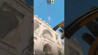 How to smoke CT on Dust 2 from outside of B tunnels like a PRO! #cs2smokes #cs2 #gaming #shorts