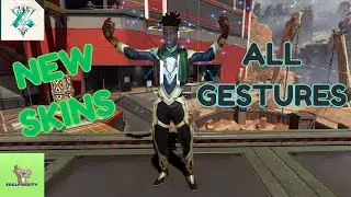 New Legendary Skin, Seer (Appraising Artist), S26 Galactic Games, All Gestures [Apex Legends-Aug.25]