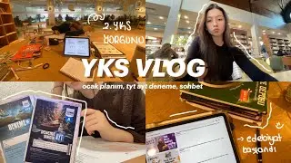Yks Vlog | Yılın ilk ayt denemesi, ocak ayı planım, ypt grubumuz, bol sohbet 📚✨#mezun #yks26 