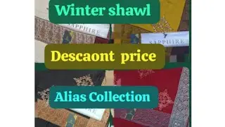 Alias Collection Winter Shawls Descaont price delivery service Available 