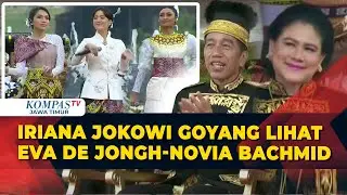Momen Ibu Iriana Jokowi Bergoyang Saksikan Mawar Eva de Jongh, hingga Novia Bachmid di IKN