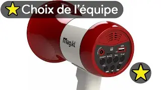 🔴 TOP 3 MEILLEUR MEGAPHONE RECHARGEABLE 2025