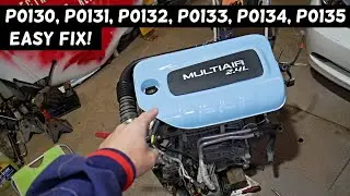 FIX Code P0130, P0131, P0132, P0133, P0134, P0135 Ram Promaster City, Fiat 500X, Fiat TORO