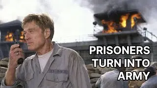 PRISONERS BECOME AN ARMY UNDER A GENERAL'S COMMAND WITH PLANS TO TAKE OVER THE PRISON