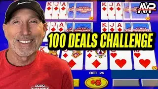 $5 Denomination - 100 DEALS Video Poker CHALLENGE part 3