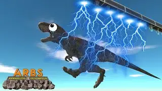 Raining Thunder Bridge Challenge - Animal Revolt Battle Simulator