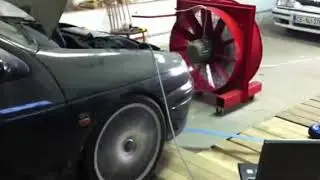 Renault Megane 3.0 V6 turbo on dyno