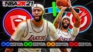 THE BEST SHOOTING CENTER BUILD IN NBA 2K21 NEXT GEN - ANTHONY DAVIS ALL AROUND BIG MAN