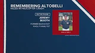 Former MLB scout Jeremy Booth remembers John Altobelli who died alongside Kobe Bryant in crash