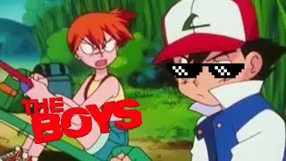 Ash THE BOYS moments in anime|| THE BOYS VERSION.