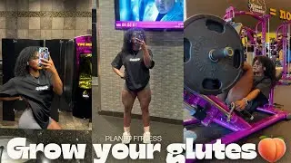 THE BEST GLUTE WORKOUT 🍑At PLANET FITNESS | natural wellness ifbbpro |check ins| fav gym shoes