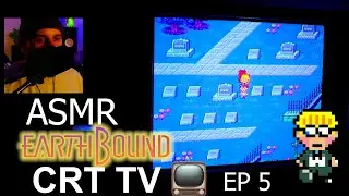 ASMR 🛸 Earthbound on CRT TV 📺 Spooked in Threed 👻 Pt 5 (inaudible whispers)