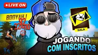 🔥 LIVE FF 🔥 FREE FIRE AO VIVO 🔥 4X4 + 6X6 COM INSCRITOS 🔥 SALA PERSONALIZADA 🔥