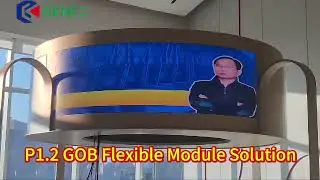 Genex LED screen new case in Al Barsha Mall Dubai#led #GOB #Genex #soft  #module #flexibility