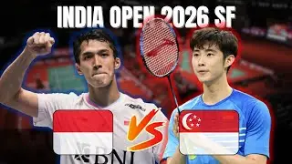 Jonatan Christie vs Loh Kean Yew | India Open 2026 Badminton Highlights