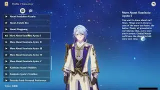 AYATO ALL VOICE LINES (JAPANESE)