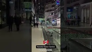 Eaton Centre Christmas Tour #shorts #spytoronto #toronto #torontowalkingtour #eatoncentre