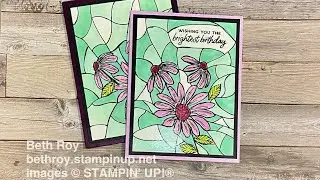 How-to video: Faux stained glass handmade card