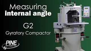 Measuring Internal Angle - G2 Gyratory Compactor