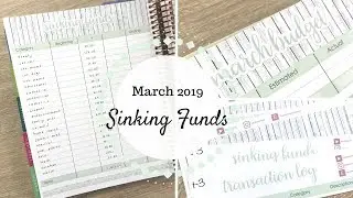 March 2019 Sinking Funds | Erin Condren Deluxe Monthly |
