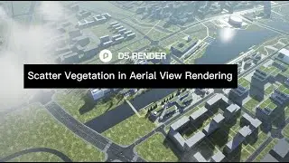 Rhino-D5 Aerial Render | How to scatter vegetation quicker and easier in D5 Render